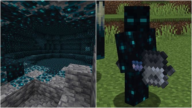 Mojang could have introduced another new weapon in Minecraft 1.21 using sculk