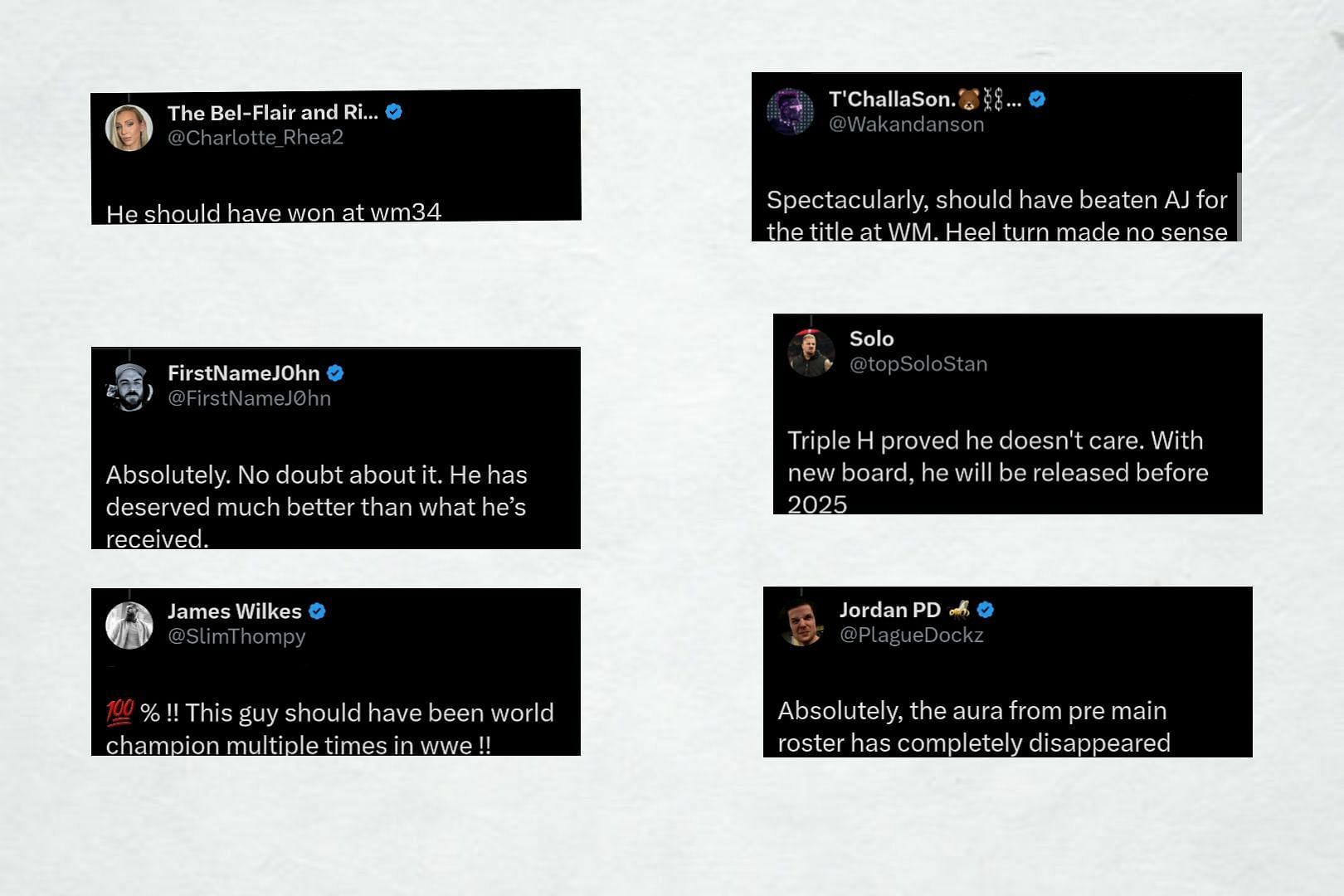 Response to Shinsuke Nakamura&#039;s booking! [via X]