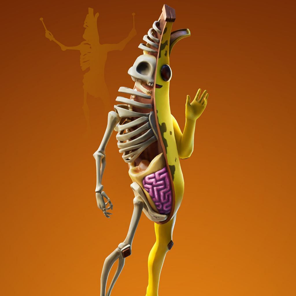 This spooky variant of Peely is a popular Outfit among players (Image via Epic Games)