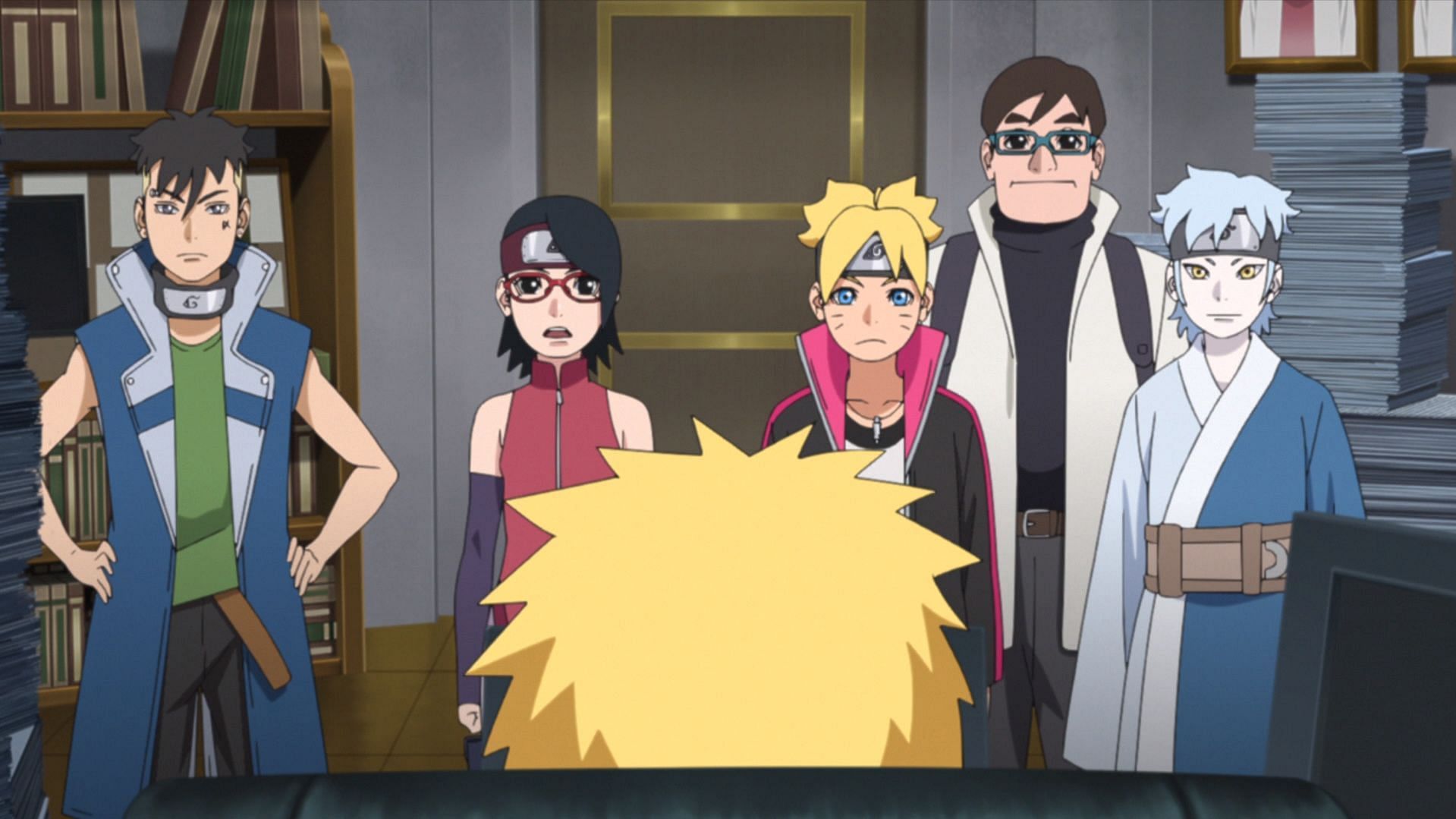 The new Team 7 with Katasuke (Image via Studio Pierrot)