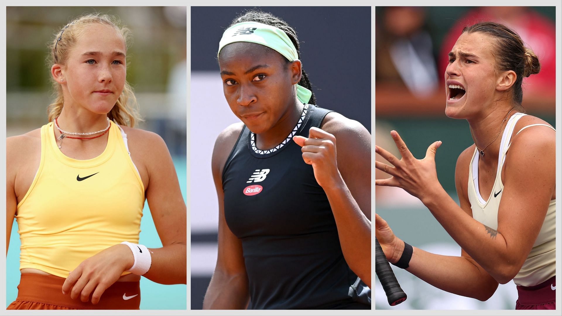 Coco Gauff and Mirra Andreeva have gained places while Aryna Sabalenka has dropped down to World No. 3 in the latest WTA rankings