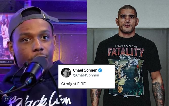 Chael Sonnen shares two-word reaction to Jamahal Hill's message to Alex Pereira ahead of UFC 303 title fight
