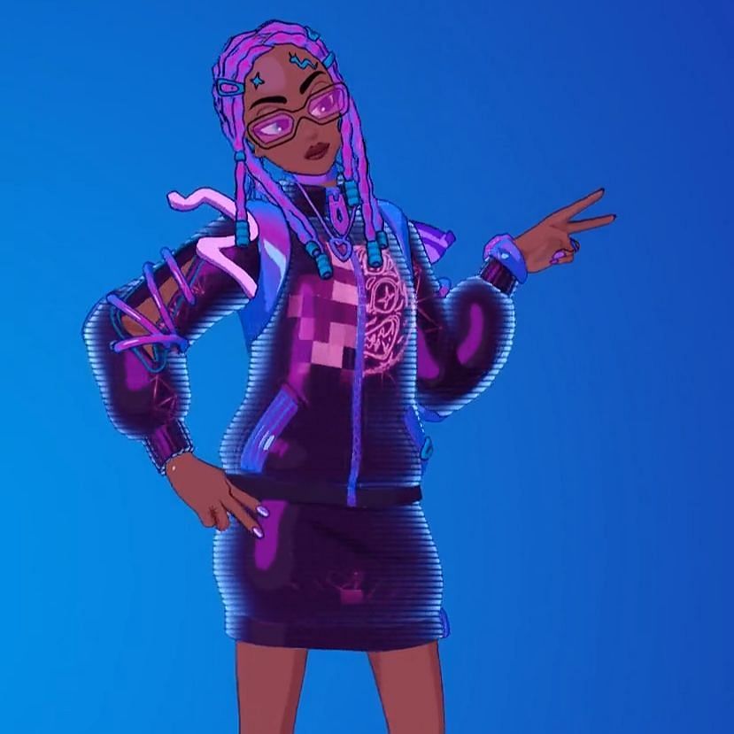 The Kinetic rush super style adds a layer of elegance to the skin (Image via Epic Games)