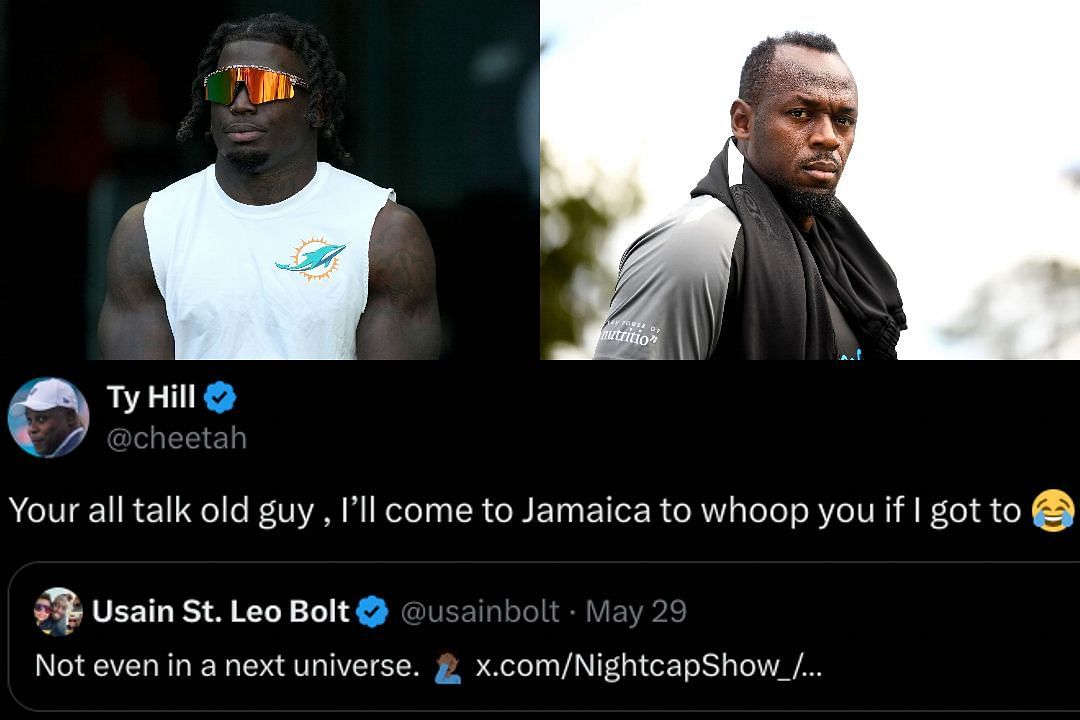 Tyreek Hills calls out Usain Bolt