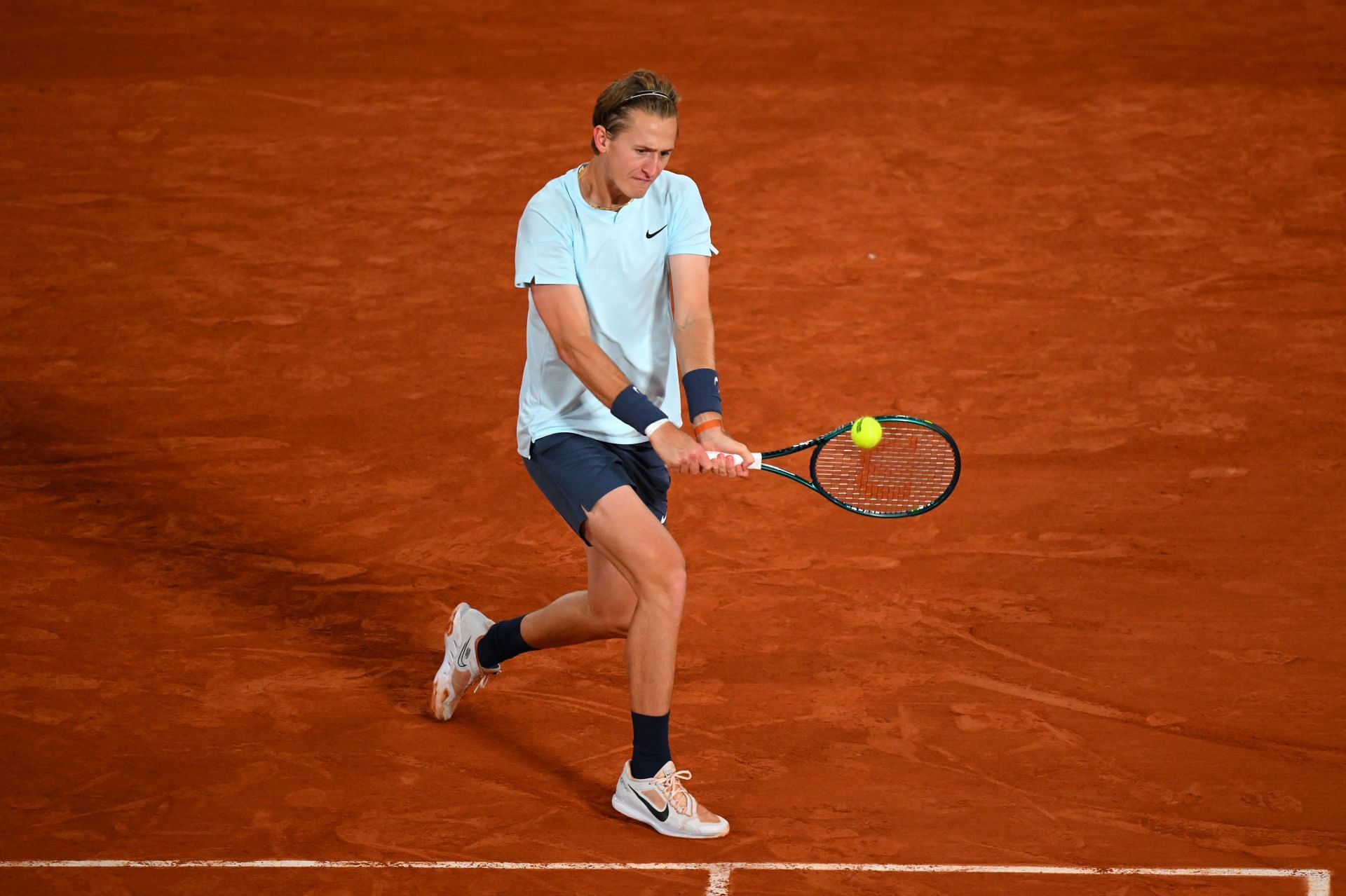 Sebastian Korda at the 2024 French Open. (Photo: Getty)