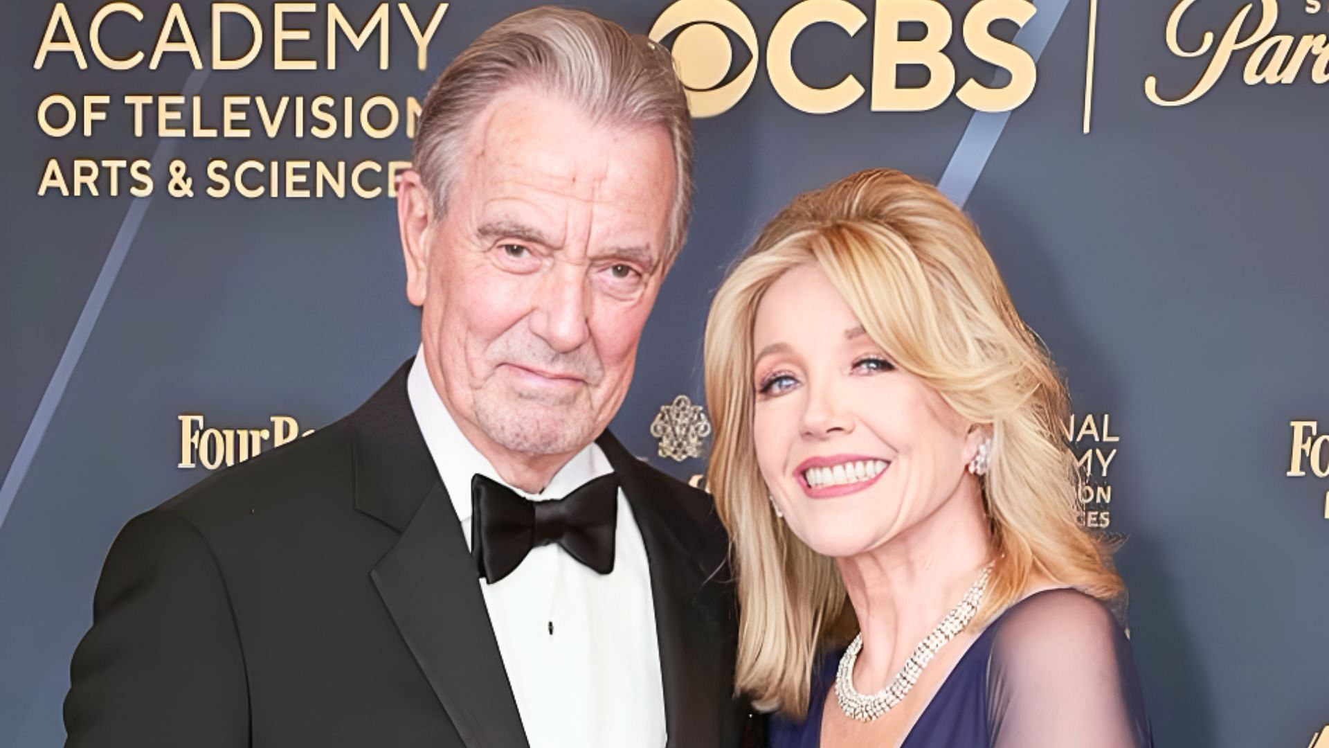 The Young and the Restless stars Eric Braeden and Melody Thomas Scott at the Daytime Emmys 2024 (Image via Instagram/@youngandrestlesscbs)