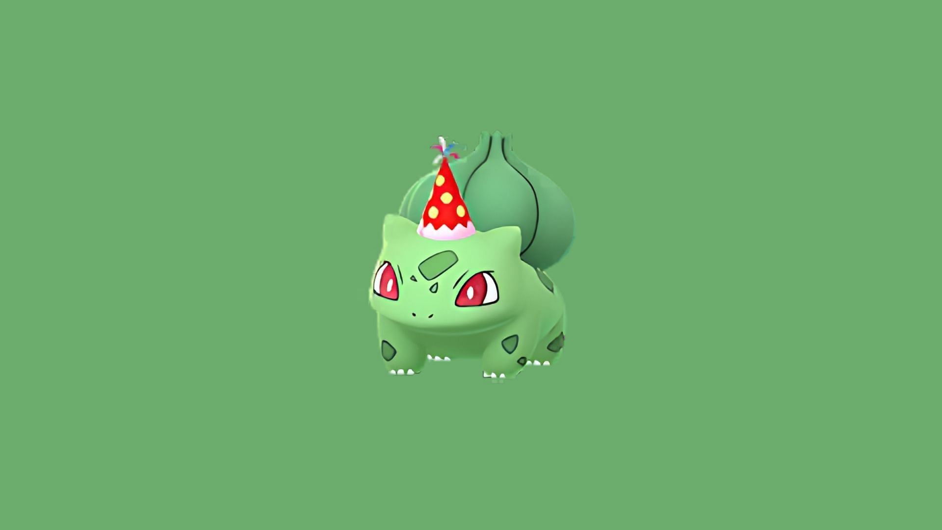 Shiny Party Hat Bulbasaur (Image via The Pokemon Company)