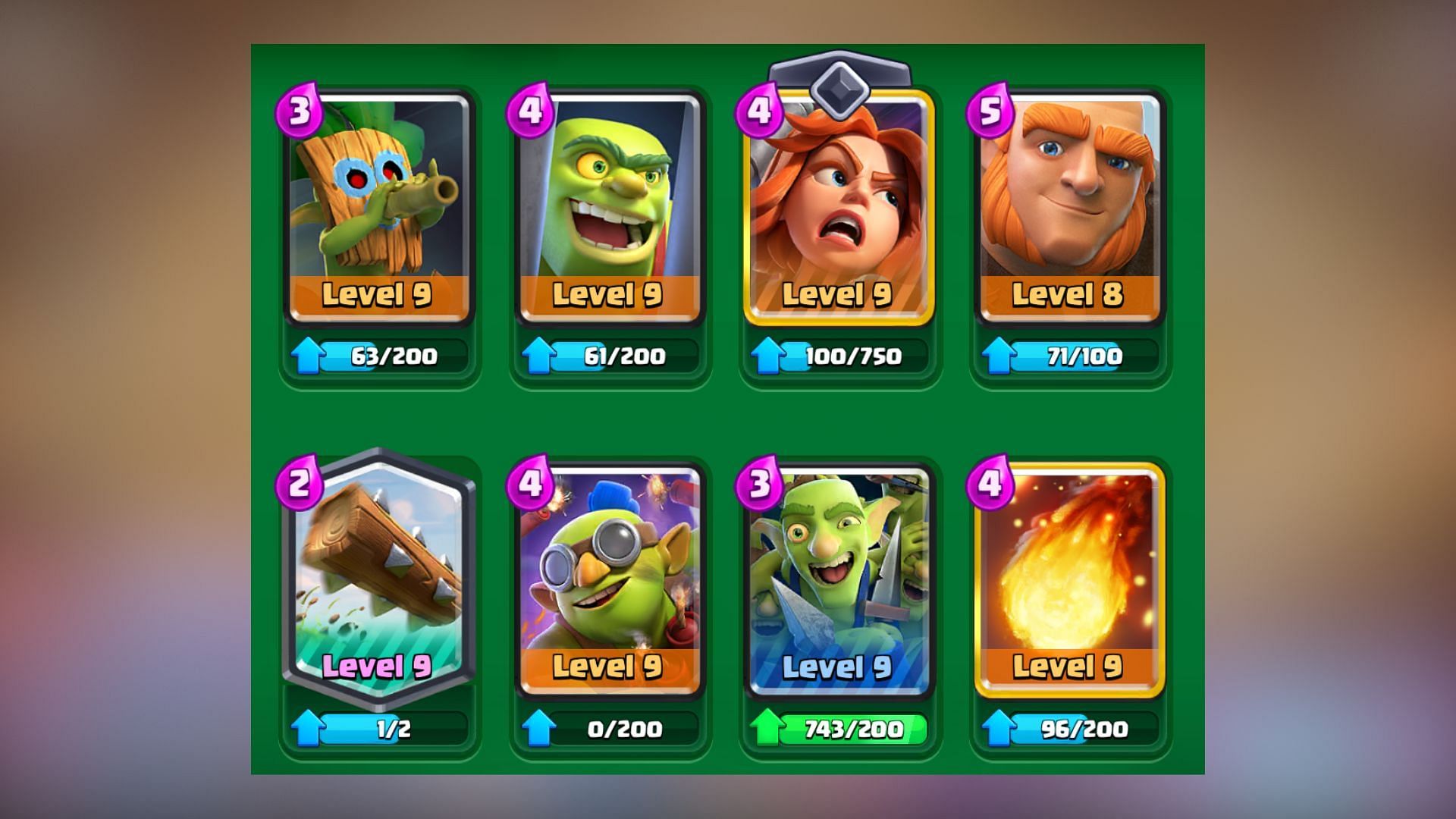 Giant VaGo Hybrid deck in Clash Royale (Image via SuperCell)