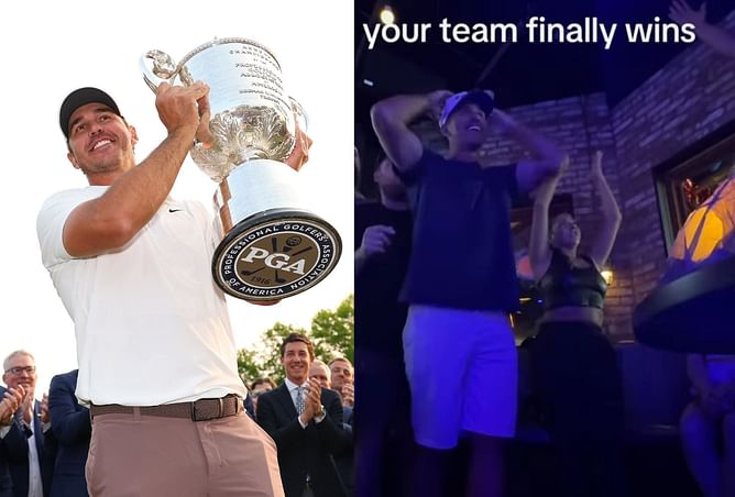 WATCH: Brooks Koepka celebrates NHL team Florida Panthers' Stanley Cup win, wife Jena shares behind-the-scenes