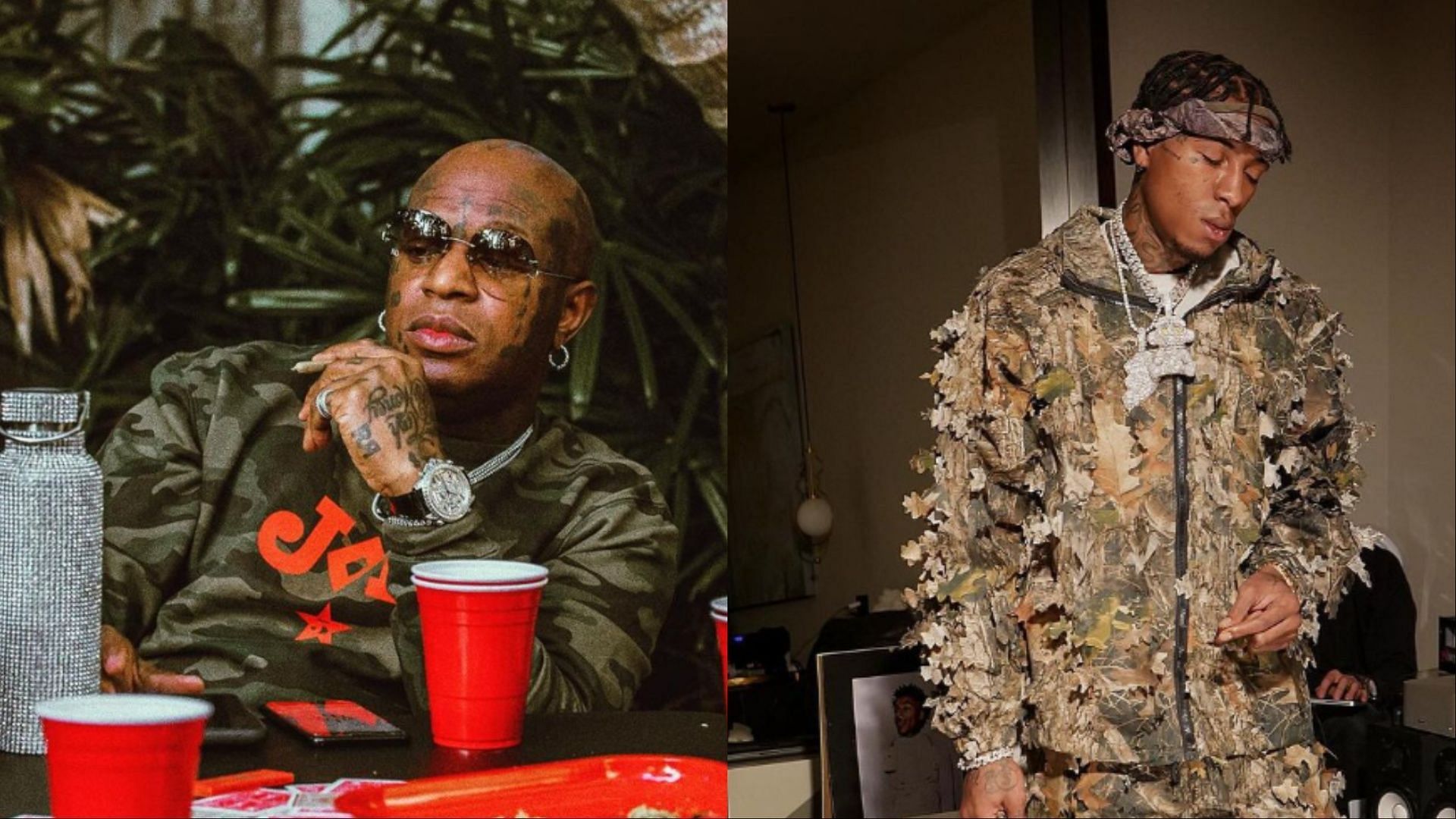 NBA Youngboy seemingly shares his thoughts on Birdman in latest Tears of War track (Image via birdman and nba_youngboy/Instagram)