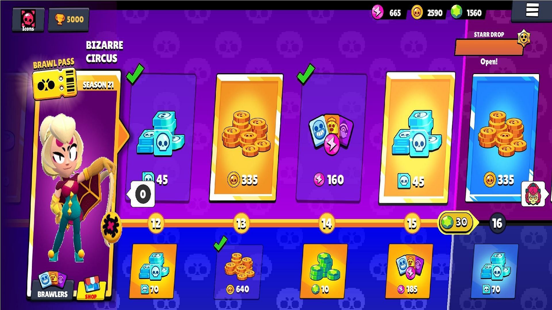 All Brawl Pass rewards for Brawl Stars Season 27