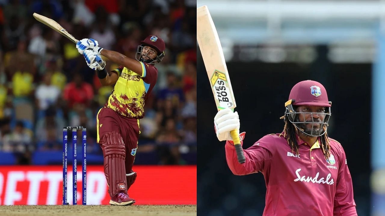 निकोलस पूरन ने गेल का रिकॉर्ड किया ध्वस्त (Photo Credit - ICC and Getty)