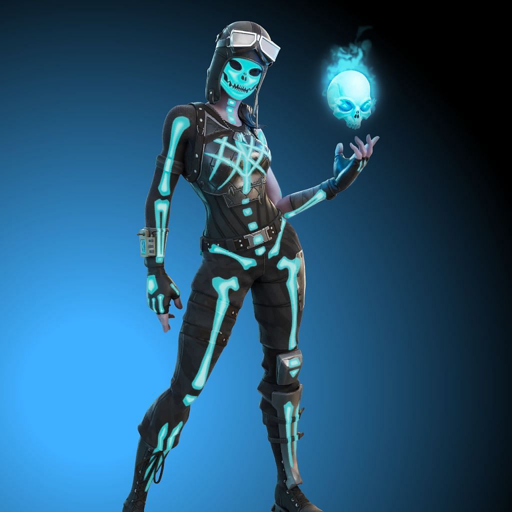 Skeletara is definitely one of the best Fortnite Renegade Raider skins to use in Fortnite. (Image via Epic Games)