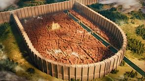 Minecraft player recreates Shiganshina from Attack on Titan