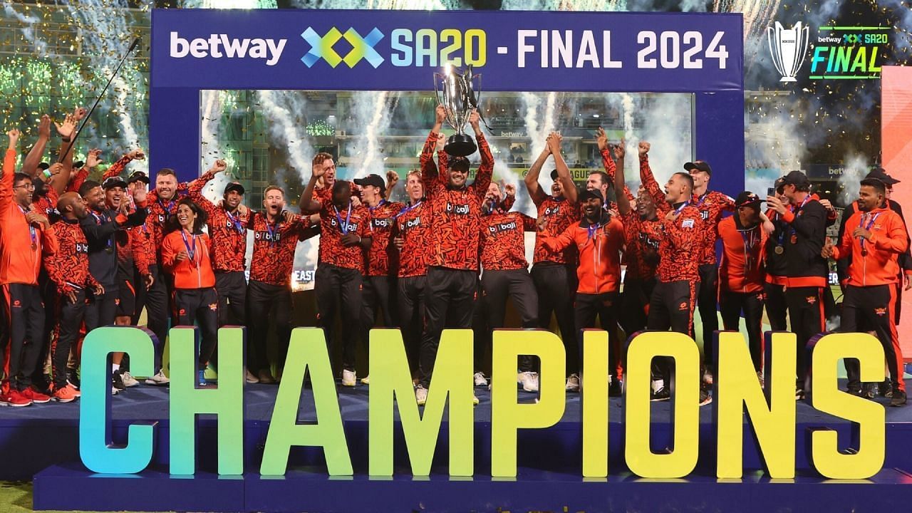 सनराइजर्स ने जीता था SA20 2024 का खिताब (Photo Courtesy: SA20 X)                               