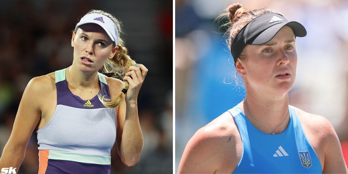 Caroline Wozniacki (L) and Elina Svitolina (R) [Image Source: Getty Images]