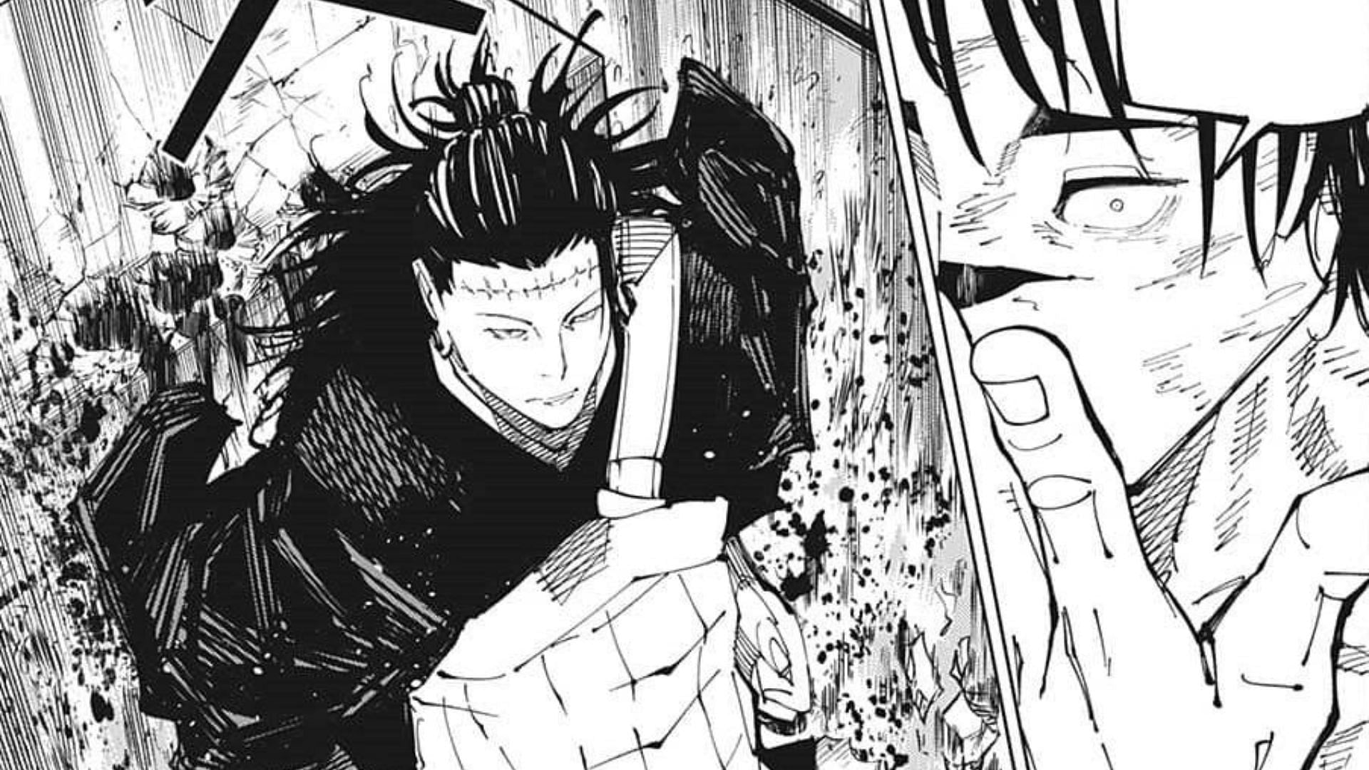 A manga panel from the Culling Game arc (Image via Shueisha)