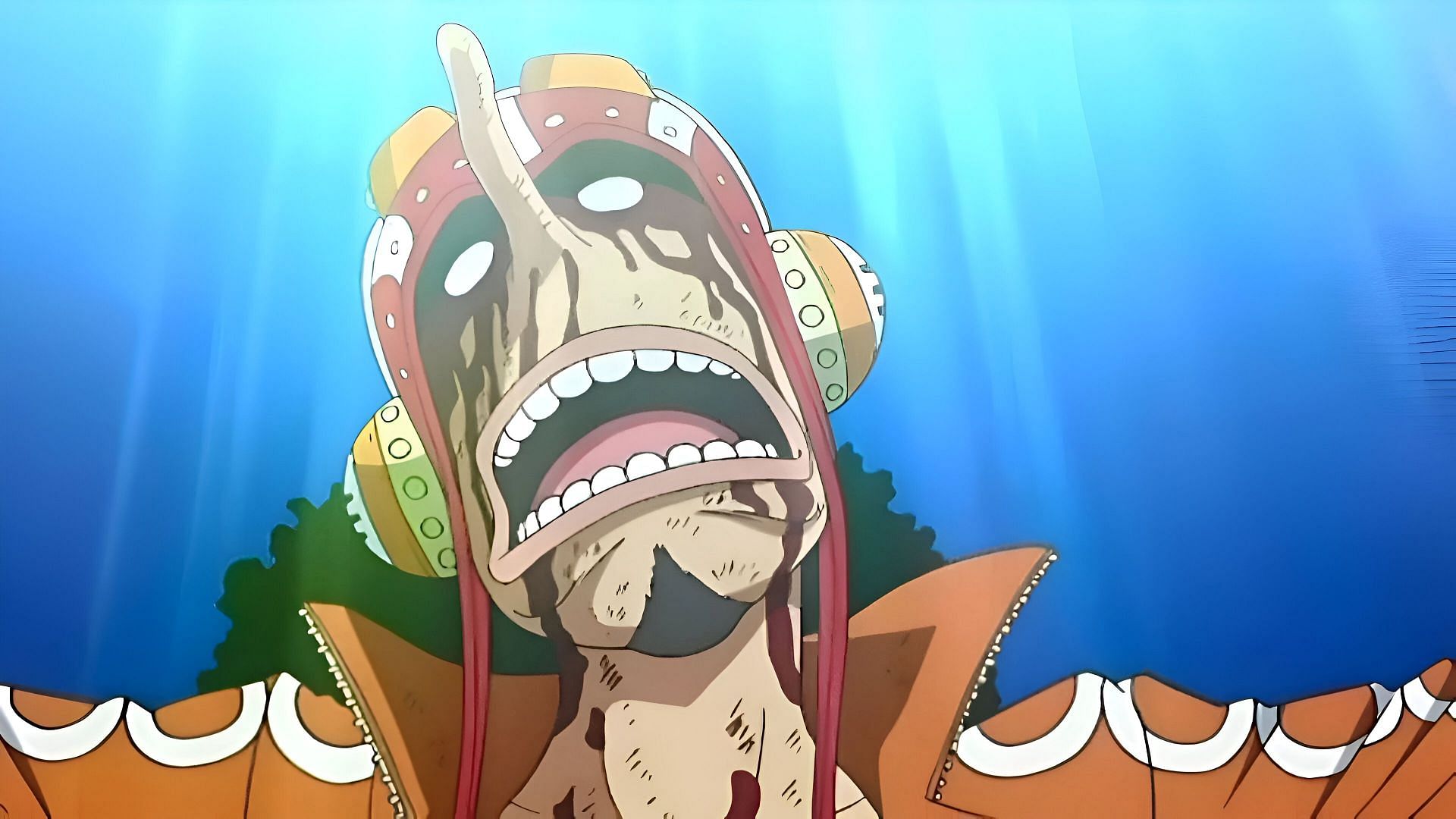Usopp as seen in the anime (Image via Toei Animation)