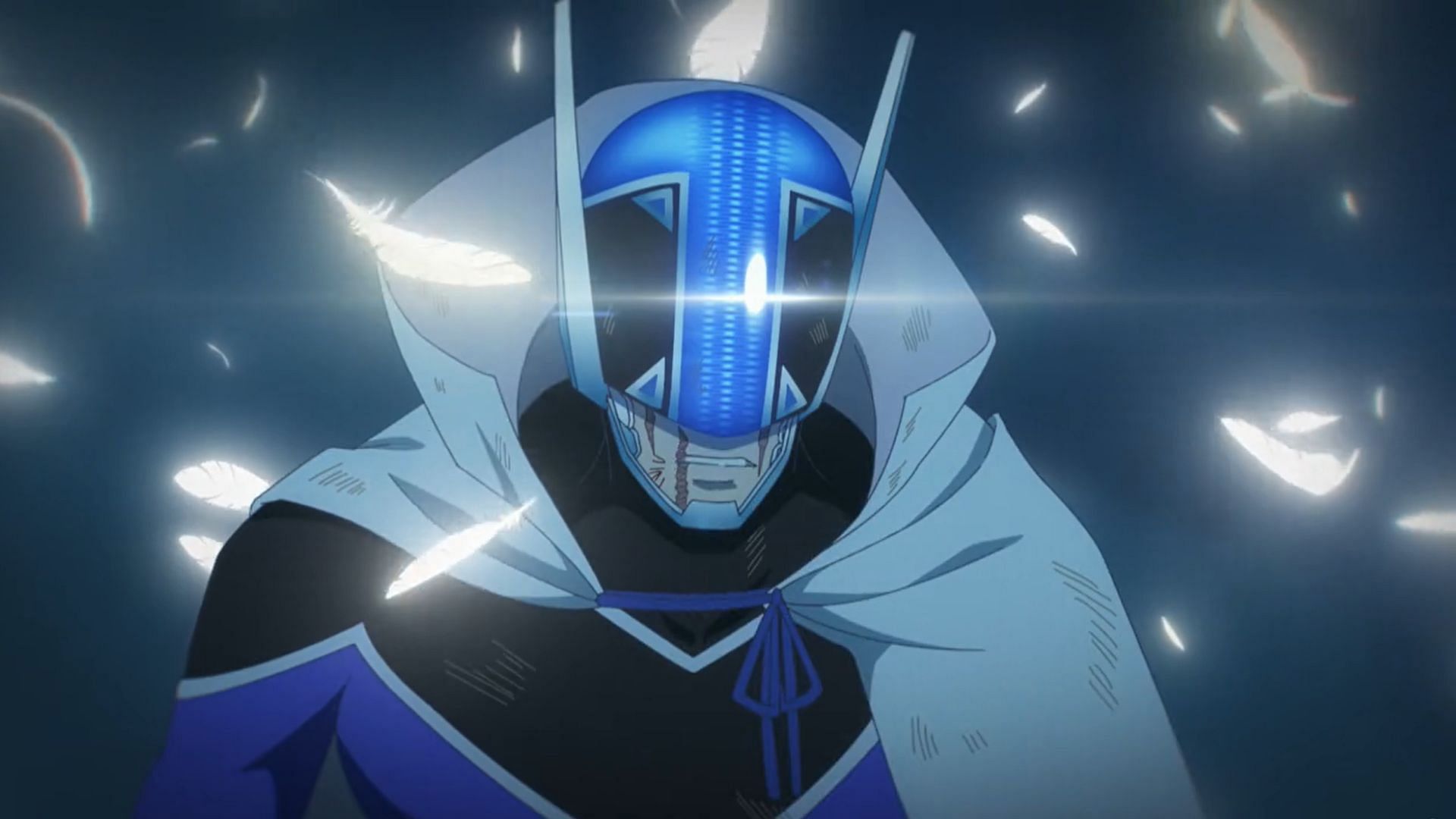 Blue Keeper, as seen in Go! Go! Loser Ranger! anime (Image via Yostar Pictures)