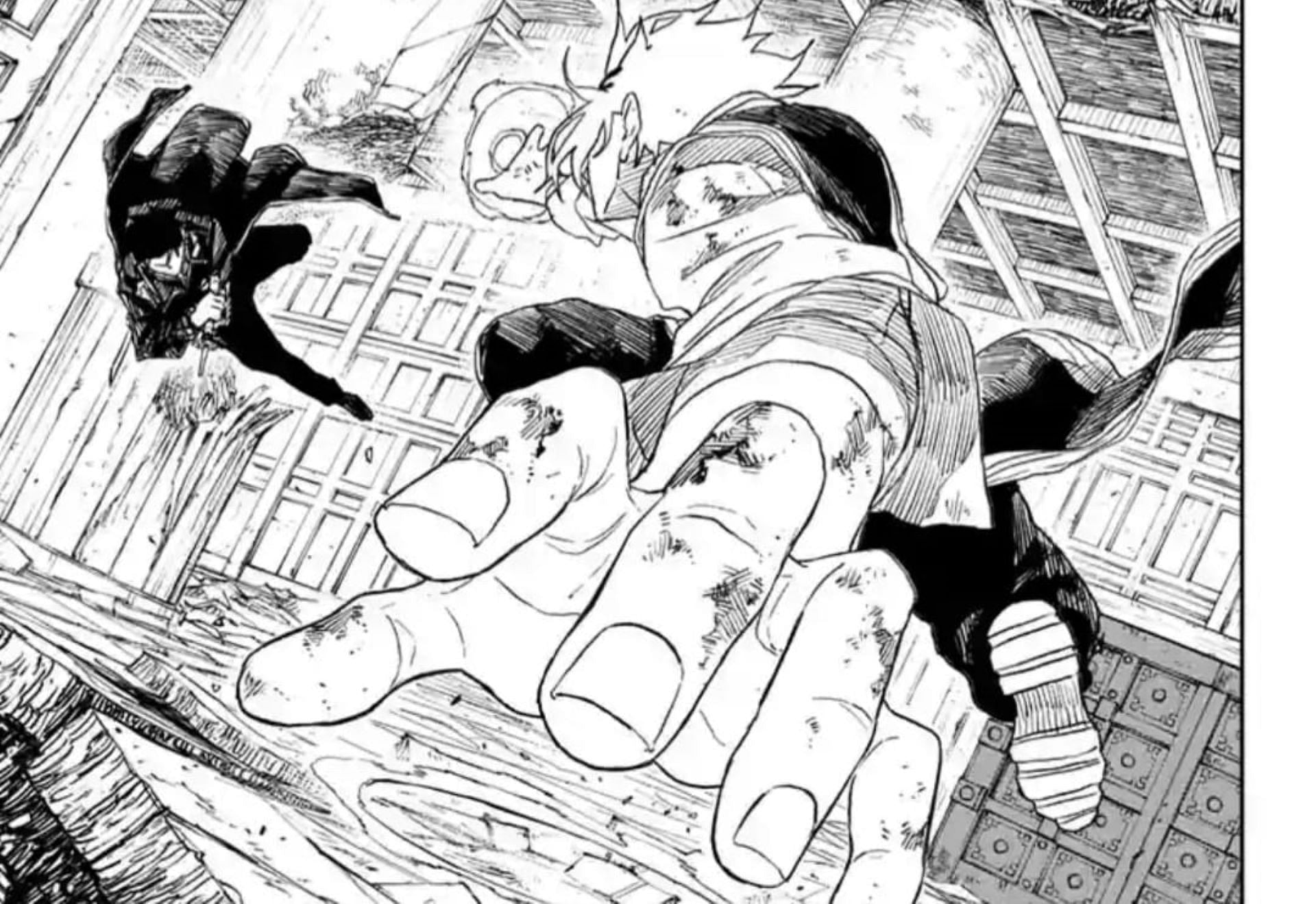 Chihiro vs Tenri in chapter 36 (Image via Takeru Hokazono/Shueisha)