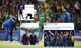 "Can lose a T20 series against USA, but not a match against SL"- Top 10 funny memes after Bangladesh beat Sri Lanka in 2024 T20 World Cup
