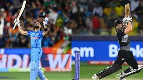 Comparing Virat Kohli and Kane Williamson's records in T20 World Cups