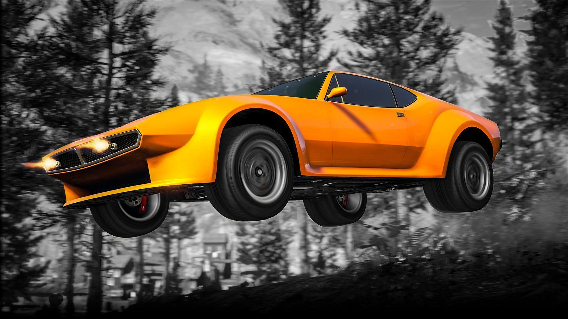 The Lampadati Viseris in action (Image via Rockstar Games)