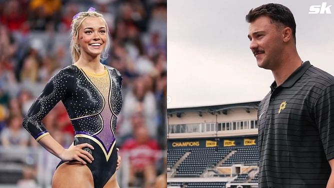 "Slayed" - Paul Skenes' girlfriend Olivia Dunne celebrates Pirates ace's final strikeout with scorching 102-mph fastball against Rays