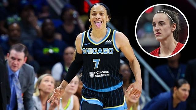 Watch: Chennedy Carter escapes technical foul after allegedly cussing  Caitlin Clark before bulldozing Fever star