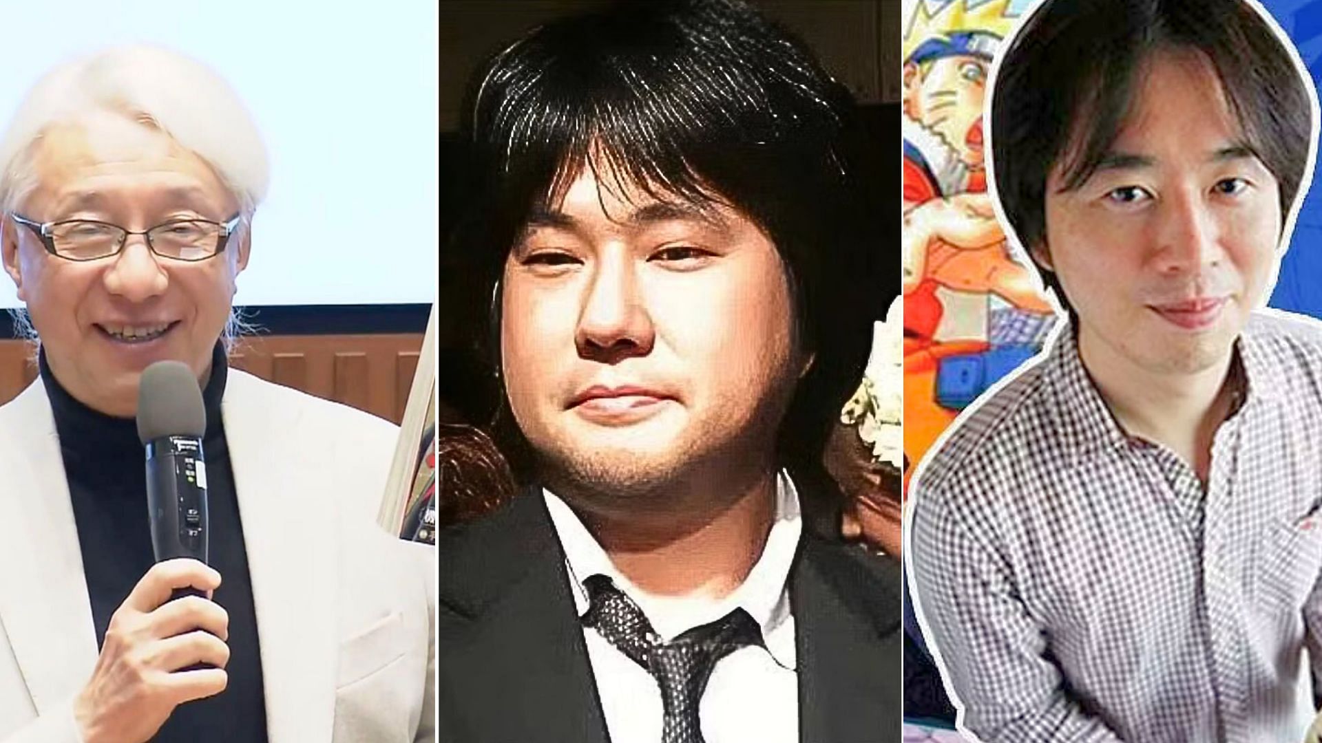 Osamu Tezuka, Eiichiro Oda, Masashi Kishimoto 