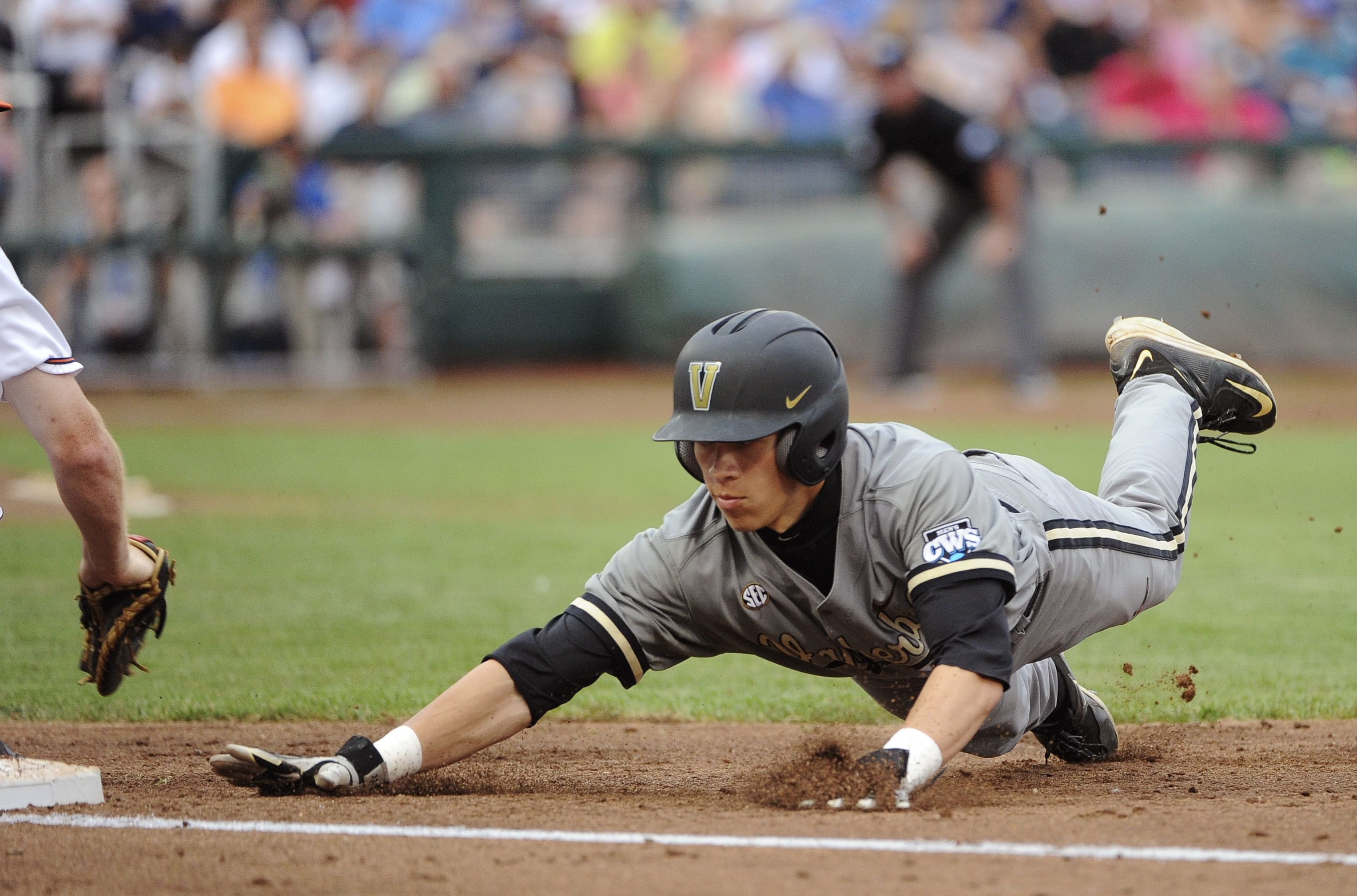 Vanderbilt&#039;s Jeren Kendall had a College World Series moment to remember.