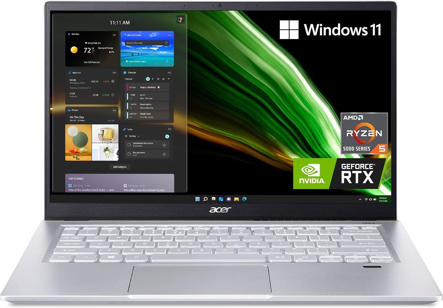 Acer Swift X 14&quot; SFX14-41G-R7YT Creator Laptop (Image via Acer)