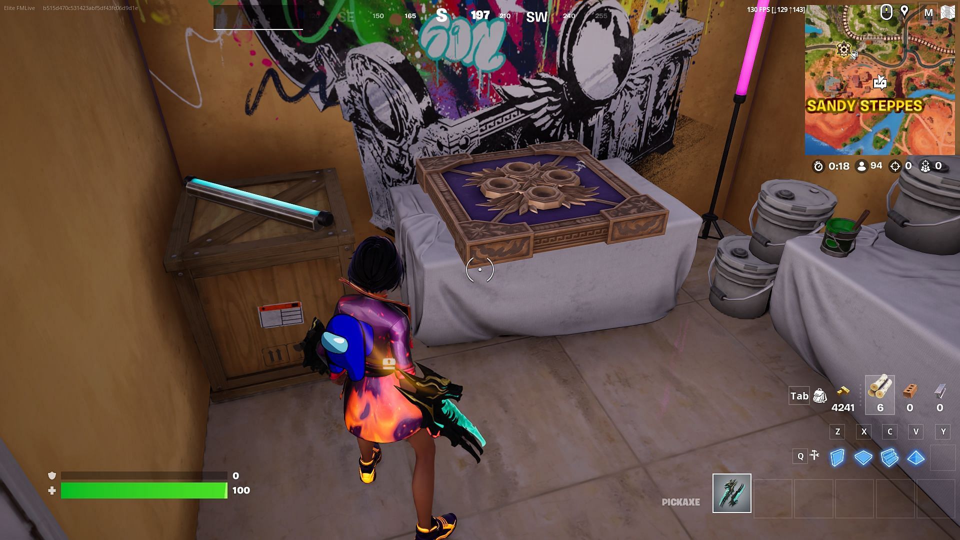 Players can find a section of Pandora&#039;s box in Hope&#039;s spawn point (Image via Epic Games)