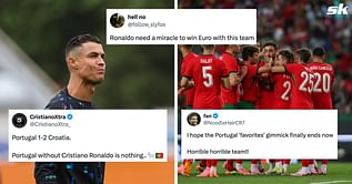 “Portugal without Cristiano Ronaldo is nothing” - Fans react as ‘horrible’ Portugal suffer 2-1 loss to Croatia in friendly before Euro 2024