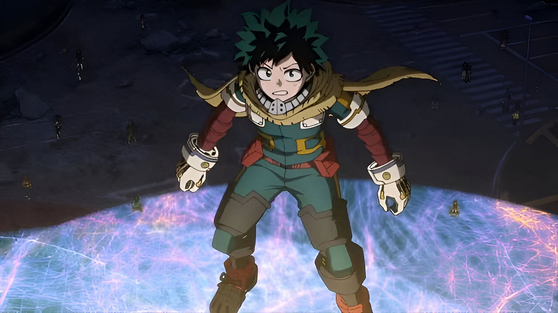 Izuku Midoriya as seen in the movie trailers (Image via Bones)