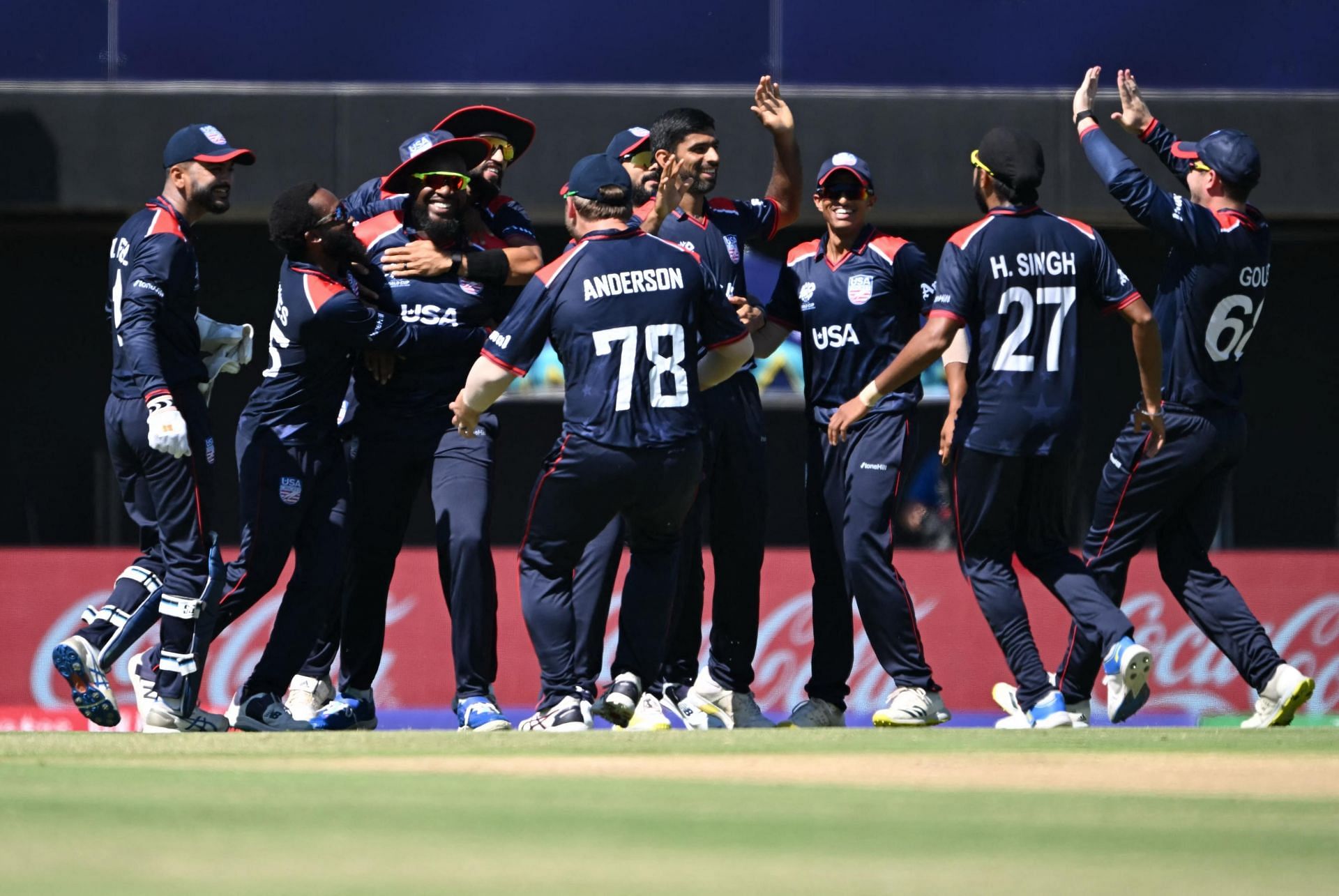 USA clinched a five-run victory in the Super Over against Pakistan (Image: @ICC on X)