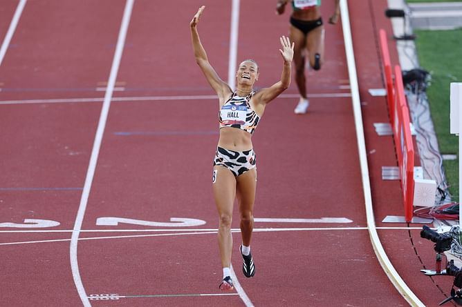 “Finally, I can breathe” - Anna Hall reacts to qualifying for the Paris Olympics upon returning from injury