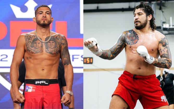 Anthony Pettis reacts after being accused by Dillon Danis of ducking him
