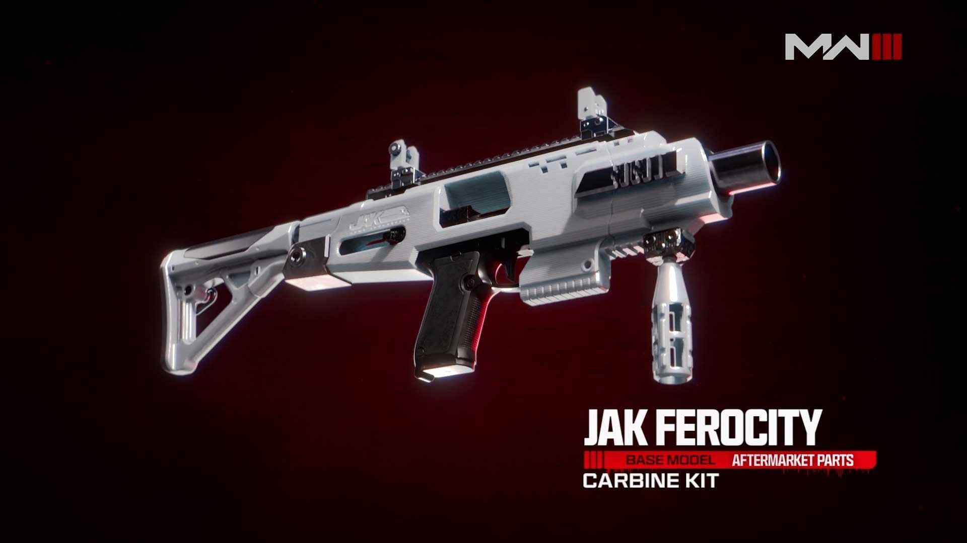 An example of a converted weapon using Aftermarket Parts feature in Modern Warfare 3 (Image via Activision)