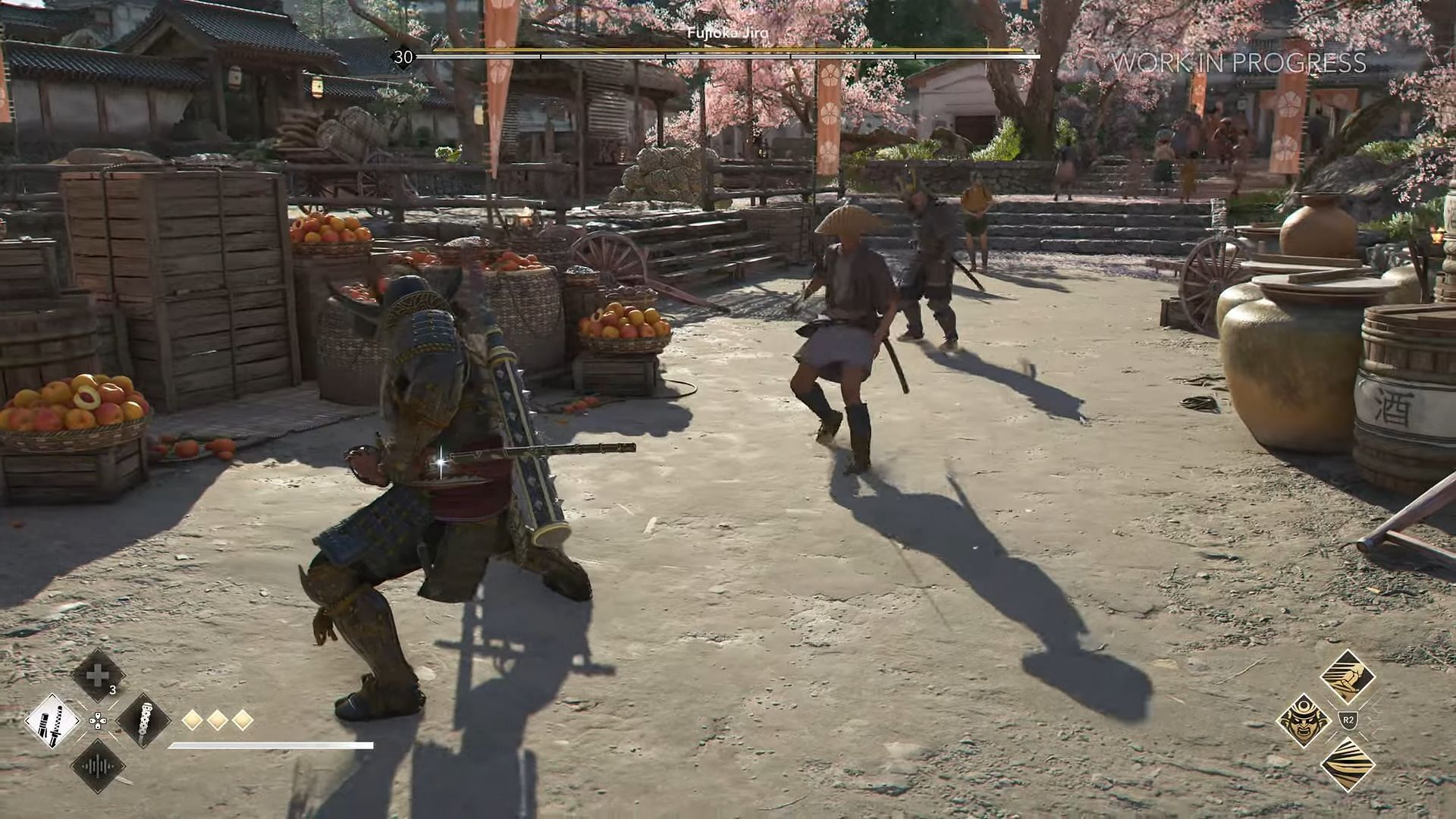 Yasuke has some cinematic execution skills (Image via Ubisoft)