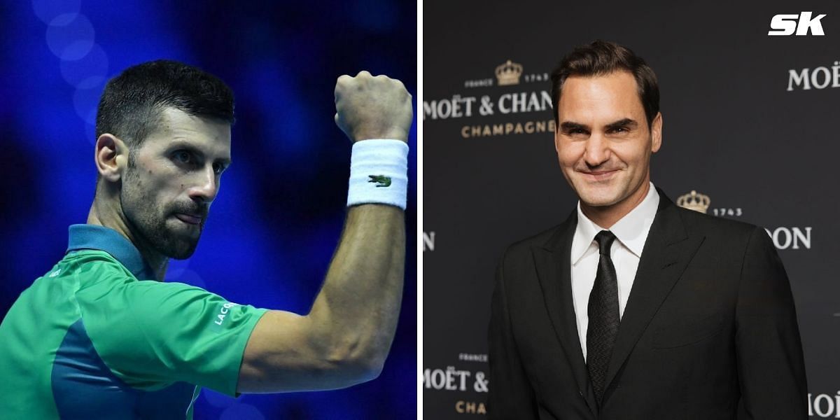 Novak Djokovic (L) and Roger Federer(R) (Source: Getty Images) 