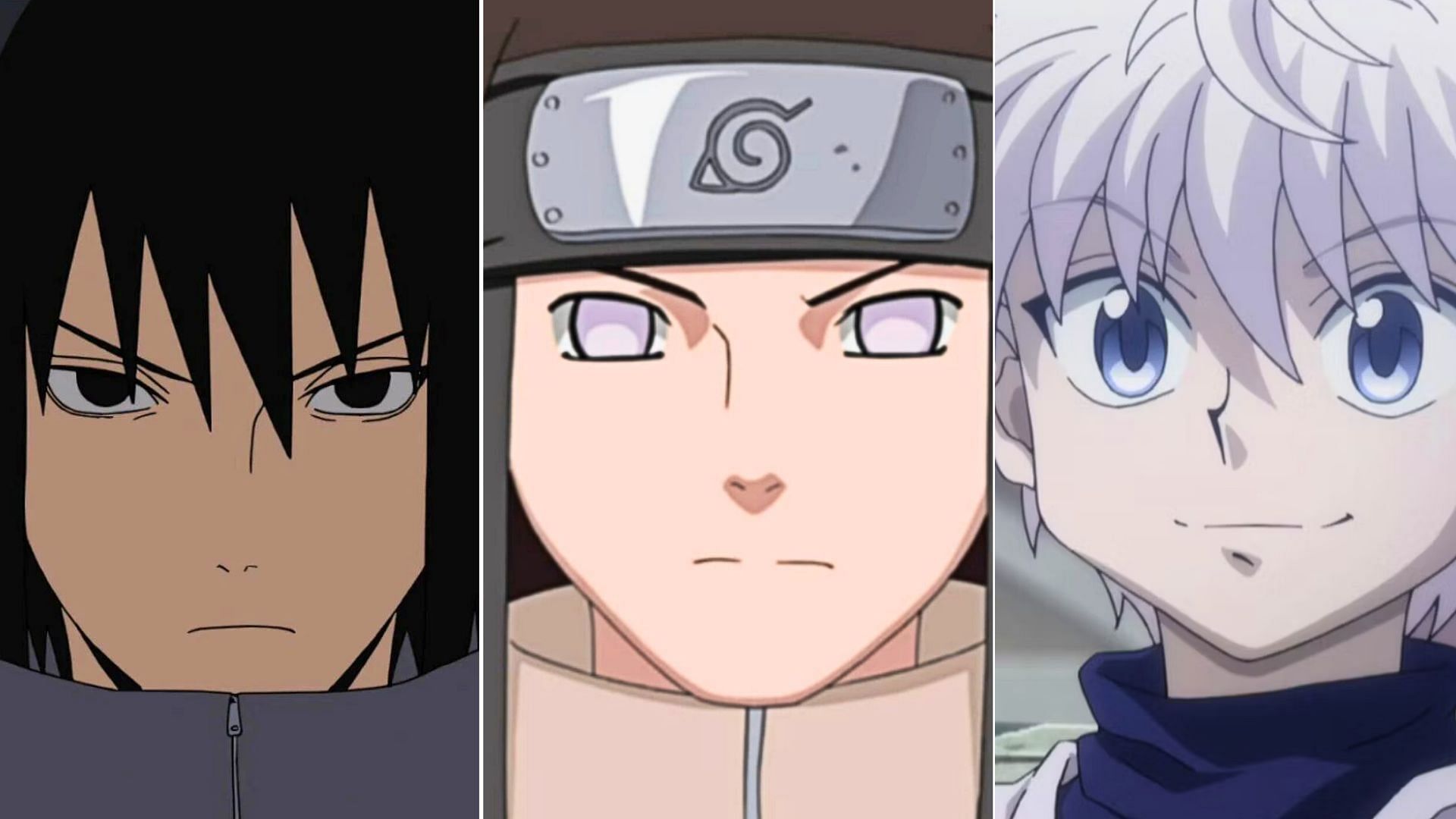 Sasuke Uchiha, Neji Hyuga, Killua Zoldyck 