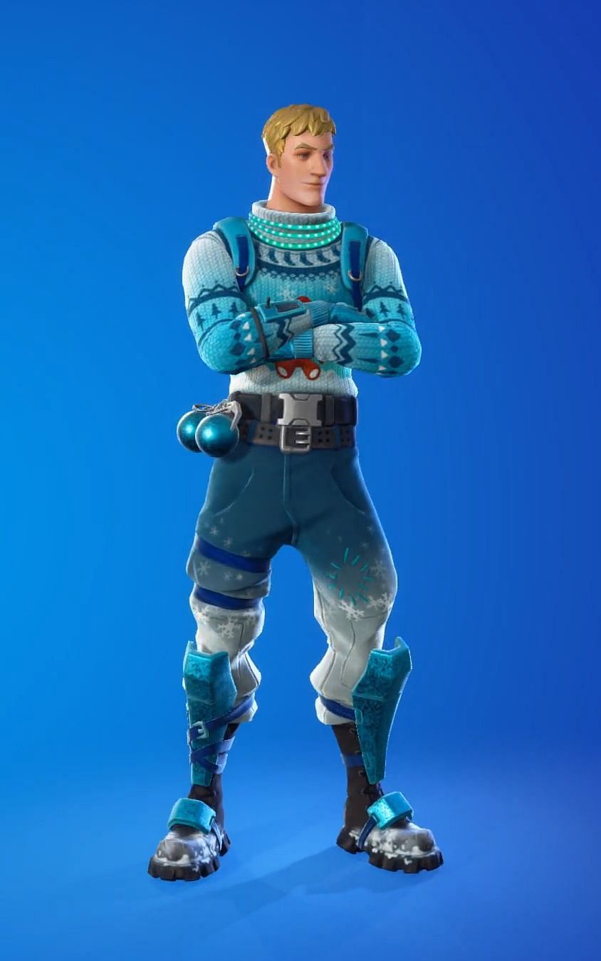 This chilly skin is definitely one of the best Agent Jonesy Fortnite Skins (Image via Epic Games)