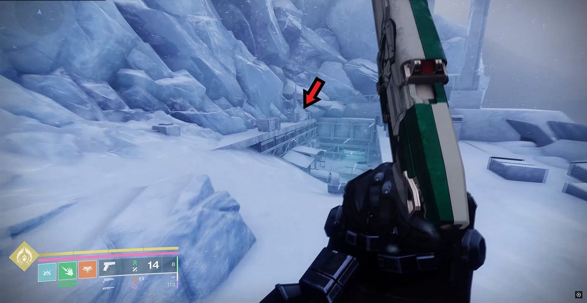 Vision location in the Divide of Destiny 2 (Image via Bungie)