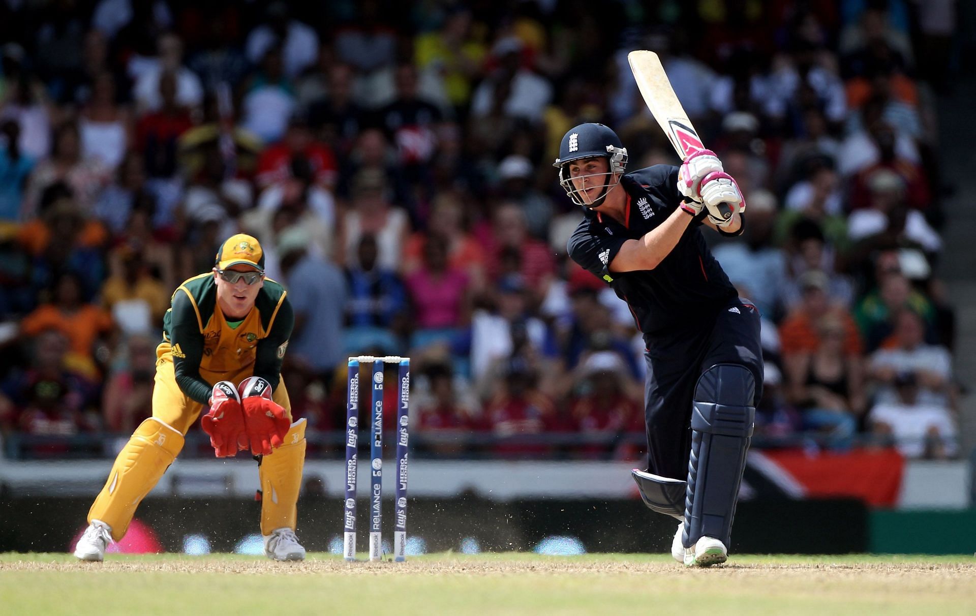 Kieswetter en route to a match-winning 62 against Australia.