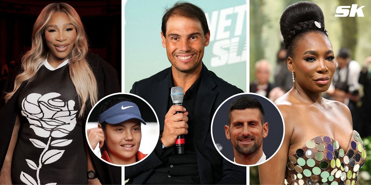 Rafael Nadal, Venus Williams, Serena Williams top popularity &amp; fame charts in UK (Source: GETTY)