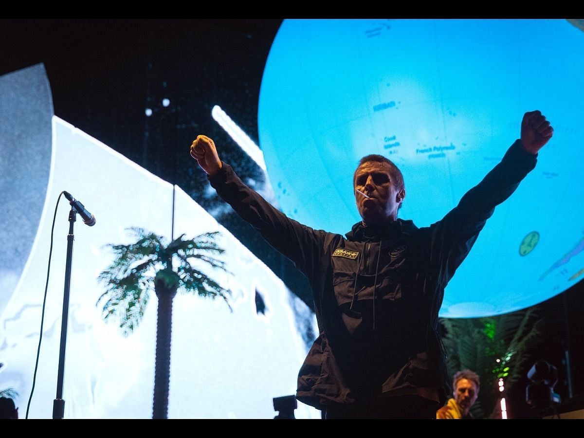 Liam Gallagher (at O2 Arena in London (Image via official Facebook/ @Liam Gallagher)