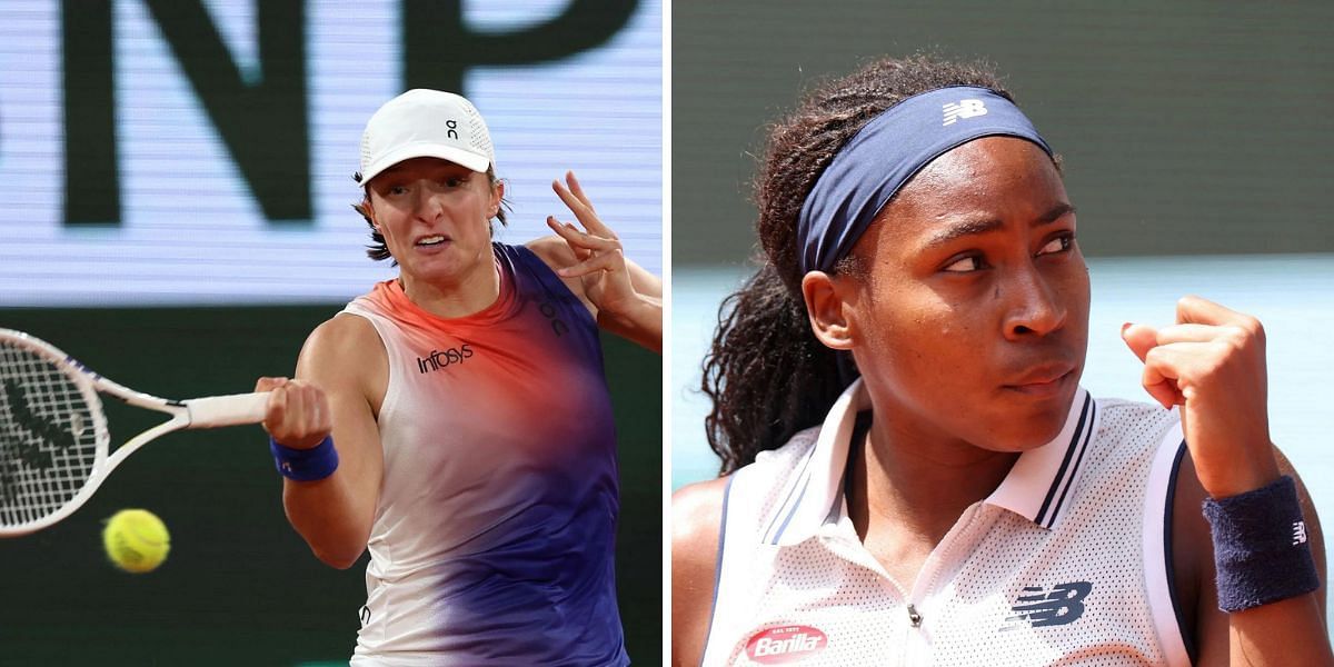 Where will Iga Swiatek and Coco Gauff meet at the 2024 Wimbledon? (Source: getty Images)