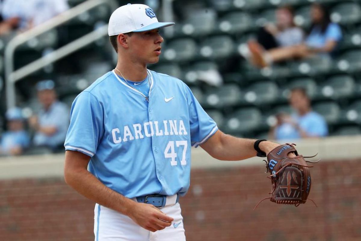 Who is pitching for North Carolina today?