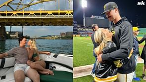 In Photos: Olivia Dunne gets cozy during relaxing boat outing with Pirates star boyfriend Paul Skenes in Pittsburgh
